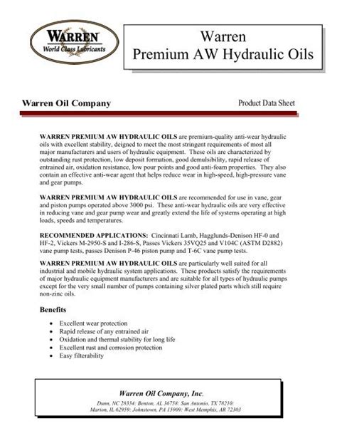 warren inc reviews|warren oil company makes for.